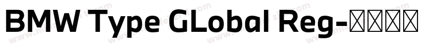 BMW Type GLobal Reg字体转换